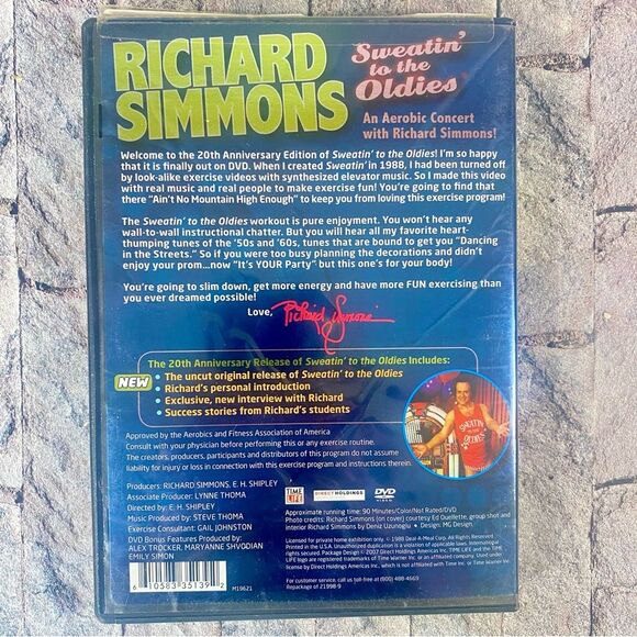 Richard Simmons Sweatin to the Oldies 20th Anniversary Edition - Picture 2 of 3